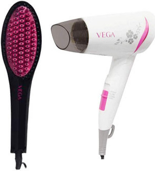 vega hair straightener brush