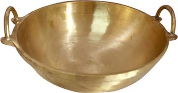 Heribay Brass Kadai Kichen Cookware 12 Inch 3 5 Ltr Capacity Kadhai 30 4 Cm Price In India Buy Heribay Brass Kadai Kichen Cookware 12 Inch 3 5 Ltr Capacity Kadhai 30 4 Cm Online At Flipkart Com Satisfactory nation indian traditional kitchen utensil brass kadai karahi cooking kadai pots cooking wok suitable for a small family.its made of high quality brass that is safer to use.available in. flipkart