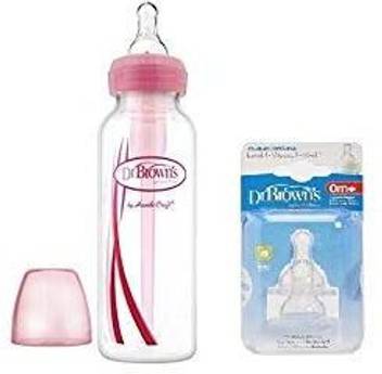 Dr Brown S Natural Flow Standard Neck Bottle With Level 1 Nipples 236 5 Ml Buy Dr Brown S Feeding Bottle Products In India Flipkart Com
