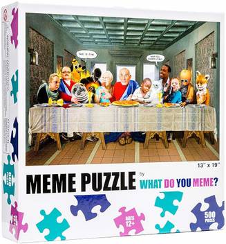What Do You Meme Last Supper 500 Piece Jigsaw Puzzle Last Supper 500 Piece Jigsaw Puzzle Shop For What Do You Meme Products In India Flipkart Com