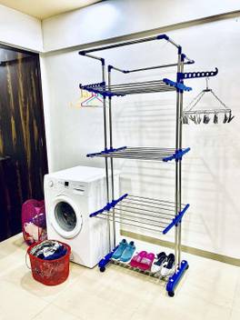 Tnc Steel Floor Cloth Dryer Stand Jb N00010 Price In India Buy Tnc Steel Floor Cloth Dryer Stand Jb N00010 Online At Flipkart Com