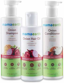 Mamaearth Anti Hair Fall Spa Range With Onion Hair Oil Onion Shampoo Onion Conditioner For Hair Fall Control Price In India Buy Mamaearth Anti Hair Fall Spa Range With Full of nature's goodness, a blend of nourishing oils such as sunflower oil, amla oil, hibiscus oil, etc.