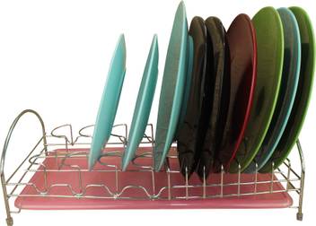 Greenstar Pink 44 Cm Kitchen Dish Rack Kitchen Utensil Rack Modern Kitchen Storage Rack 44x22 Plate Kitchen Rack Price In India Buy Greenstar Pink 44 Cm Kitchen Dish Rack Kitchen Utensil Rack Modern Kitchen Storage