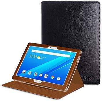 Tgk Flip Cover For Lenovo Tab 4 10 Plus Tb X704l Tb X704f Tb X704n 10 1 Inch Genuine Leather Ultra Compact Case Tgk Flipkart Com