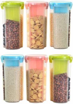 Kitchen Queen Storage Container For Kitchen 3 Sections Air Tight