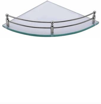 Dharmnandan Glass World Bathroom Glass Corner Glass Shelf Shelves Size 8x8 Inch Glass Wall Shelf Price In India Buy Dharmnandan Glass World Bathroom Glass Corner Glass Shelf Shelves