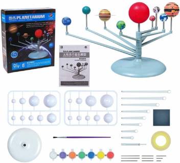 Akshat Diy Solar System Nine Planets Planetarium Model Toys Funny Astronomy Toy Educational Science Teaching Toy For Kids Price In India Buy Akshat Diy Solar System Nine Planets Planetarium Model Toys