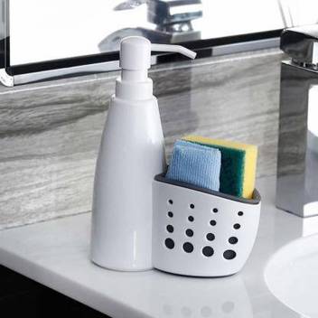 Luximal Kitchen Sink Organizer For Dishwasher Organiser Multifunctional Sink Detergent Soap Dispenser Sink Sponge Holder Price In India Buy Luximal Kitchen Sink Organizer For Dishwasher Organiser Multifunctional Sink Detergent Soap Dispenser Sea stones are fashioned into rustic sponge holders. inr