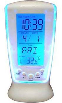 Unique Enterprise Digital White Clock Price In India Buy Unique Enterprise Digital White Clock Online At Flipkart Com