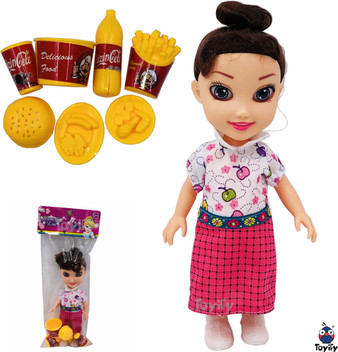 doll play food
