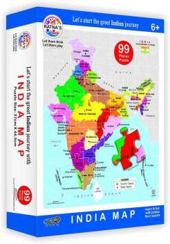 Ratnas India Map Jigsaw For Kids Let Your Kid Learn About