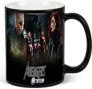 Net Data Express Iron Man Magic Coffee Black 3099 Ceramic Mug