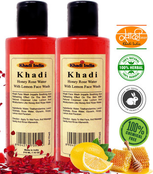 khadi lemon face wash