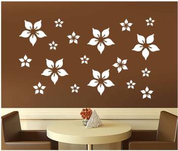Shine Interiors Wall Stencils Design Size 16x24 Inch Reusable