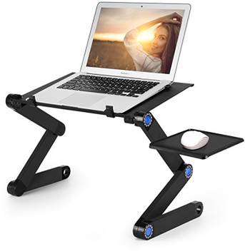 Niyam T8 Laptop Table With Fan Adjustable Height And Shape Laptop Stand Laptop Table T8 With Fan Lapdesks Adjustable Height For Laptop And Multipurpose Laptop Stand Price In India Buy Niyam