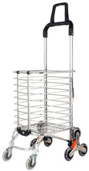 steel luggage trolley