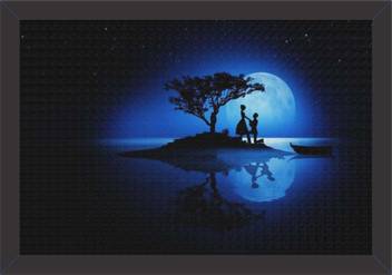 Mad Masters Canvas Boy Propose Girl With Moon Light Love Painting Valentine Day Gift For Her Him Uv Textured Print 19 X 13 Canvas 13 Inch X 19 Inch Painting Price Valentine's day card templates by canva. flipkart