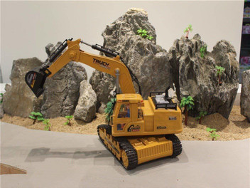 jcb constructor excavator and helmet