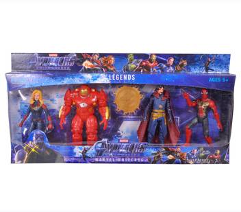 Toyvala Original New Super Heroes Avengers Action Figures Toys Set For Kids Set Of 4 Avengers Action Figures Toys With Ultra 16 Cm Each Original New Super Heroes Avengers Action