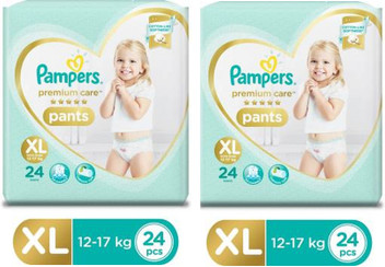 pampers xl 56 flipkart