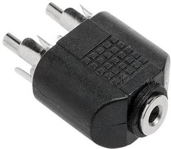 Classytek 2rca Male To 3 5mm Stereo Female Jack Audio Connector Converter Gaming Adapter Classytek Flipkart Com