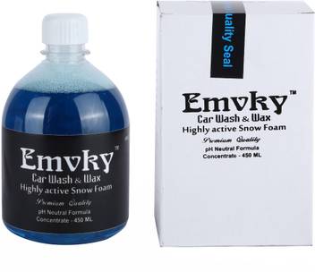 Emvky Premium Quality Snow Foam Wash Wax Car Shampoo Car Washing