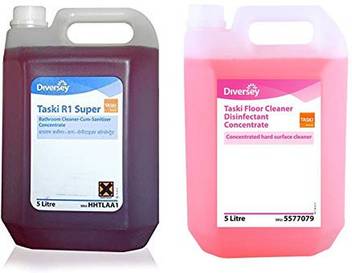 Diversey Taski R1 Super Bathroom Cleaner Cum Sanitiser Concentrate And Taski Floor Cleaner Disinfectant Concentrate Light 10 Regular Price In India Buy Diversey Taski R1 Super Bathroom Cleaner Cum Sanitiser Concentrate And Taski Floor Cleaner