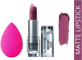 Lakme Enrich Matte Lipstick Shade Wm10 With Beauty Blender Price In India Buy Lakme Enrich Matte Lipstick Shade Wm10 With Beauty Blender Online At Flipkart Com