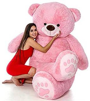 Anu Toys 6 Feet Teddy Bear Height Pink Color All Occasions Including Mother S Day Father S Day Birthdays 172 Cm Pink 67 Inch 6 Feet Teddy Bear Height Pink 172 cm equals 5 feet and 8 inches in height. flipkart