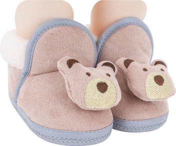 baby fur booties