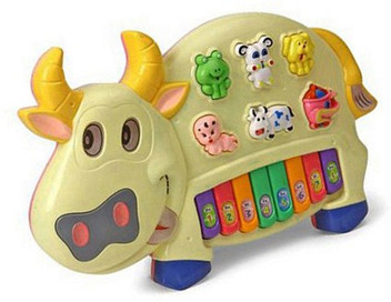 cow piano toy
