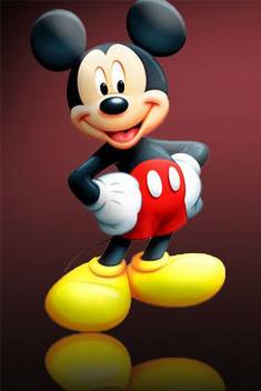 Mickey Mouse 3d Creative Art 12 X 18 Wall Poster Photographic
