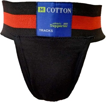 black athletic supporter
