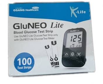 K Life Gluneo Lite 100 Glucometer Strips Price In India Buy K Life Gluneo Lite 100 Glucometer Strips Online At Flipkart Com