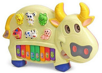 cow piano toy