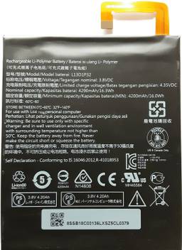 Full Cell Mobile Battery For Lenovo Tab S8 50f S8 50lc A8 50 A5500 A5500 F A5500 H A5500 Hv L13d1p32 Price In India Buy Full Cell Mobile Battery For Lenovo Tab S8 50f S8 50lc A8 50