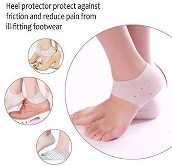 silicone heel socks