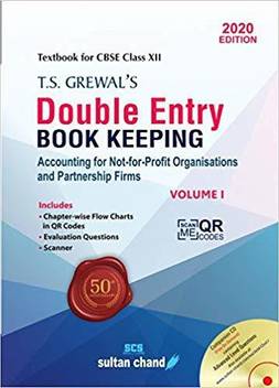 T S Grewal S Double Entry Book Keeping Accounting For Not For