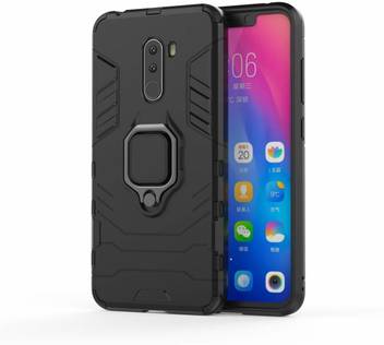 Dream2cool Back Cover For Mi Poco F1 Case Ring Holder For Mi Poco F1 D5 Black Dream2cool Flipkart Com