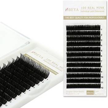 Obeya 2 Trays D Curl Mink Individual Lashes 8 14mm Mixed Length