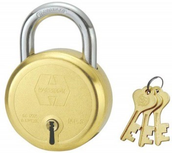 padlock with 6 keys