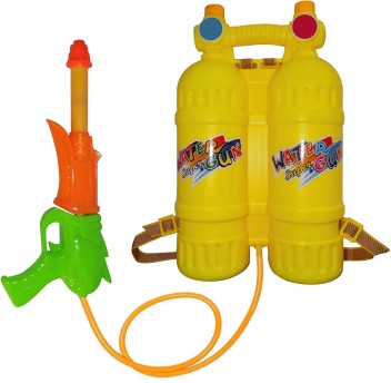 water gun with backpack tank