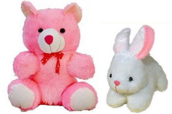 white rabbit teddy bear