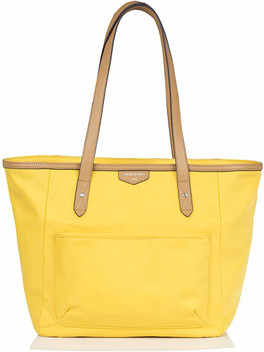 yellow diaper bag