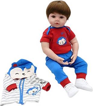 Pinky Reborn Silicone Soft Dolls Reborn Baby Boy Realistic Look