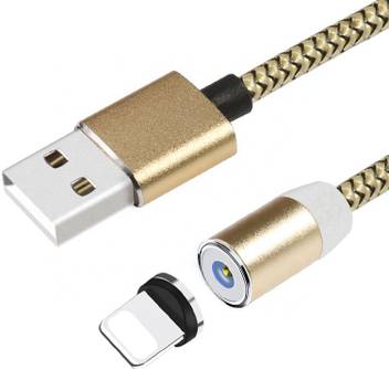 Attrrix 3 In 1 Nylon Braided Magnetic 360 Degree 3 Ampere Usb Fast Charging Data Cable With Led Light 2 4 A 1 M Usb Type C Cable Attrrix Flipkart Com