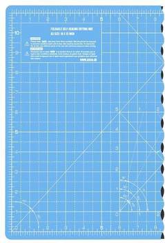 Artifact A3 Foldable Cutting Mat Self Healing Imperial 17 Inch X 11 Inch A3 Blue Cutting Mat Price In India Buy Artifact A3 Foldable Cutting Mat Self Healing