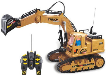 remote control digger toy