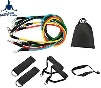 Fitness Guru Resistance Bands 11pcs Set Tubes For Fitness Home Gym Exercise Workout Resistance Tube Buy Fitness Guru Resistance Bands 11pcs Set Tubes For Fitness Home Gym Exercise Workout Resistance Tube