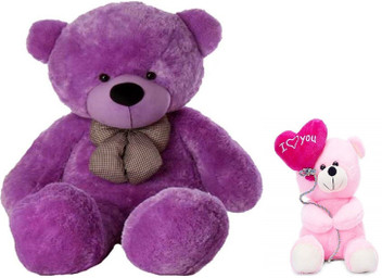 giant teddy bear purple